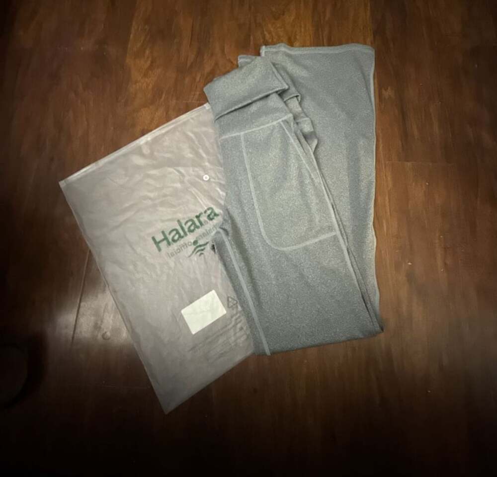 Halara High-Waisted Crossover Pocket Leggings